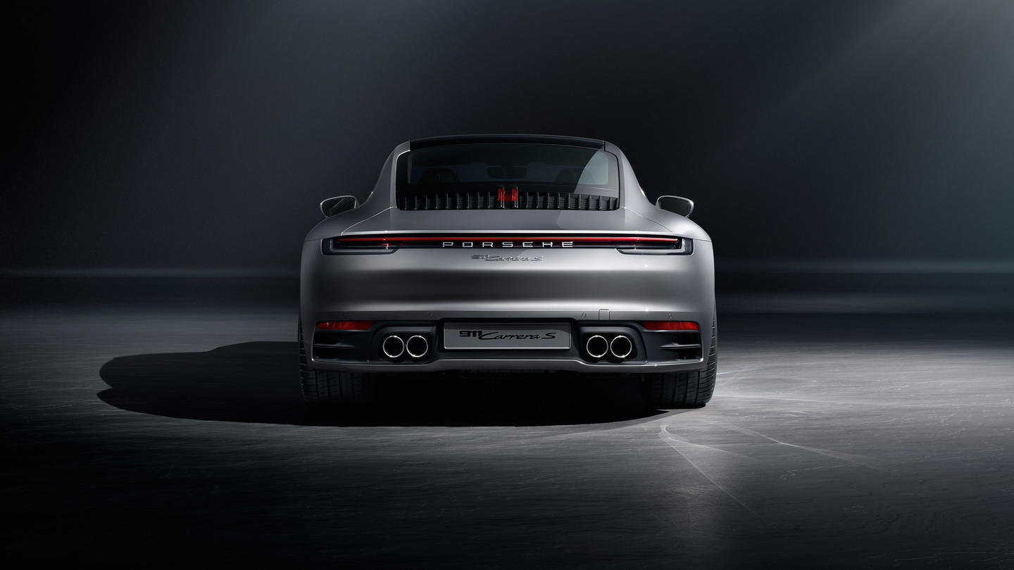 Porsche 911 2019 992 Vista Trasera