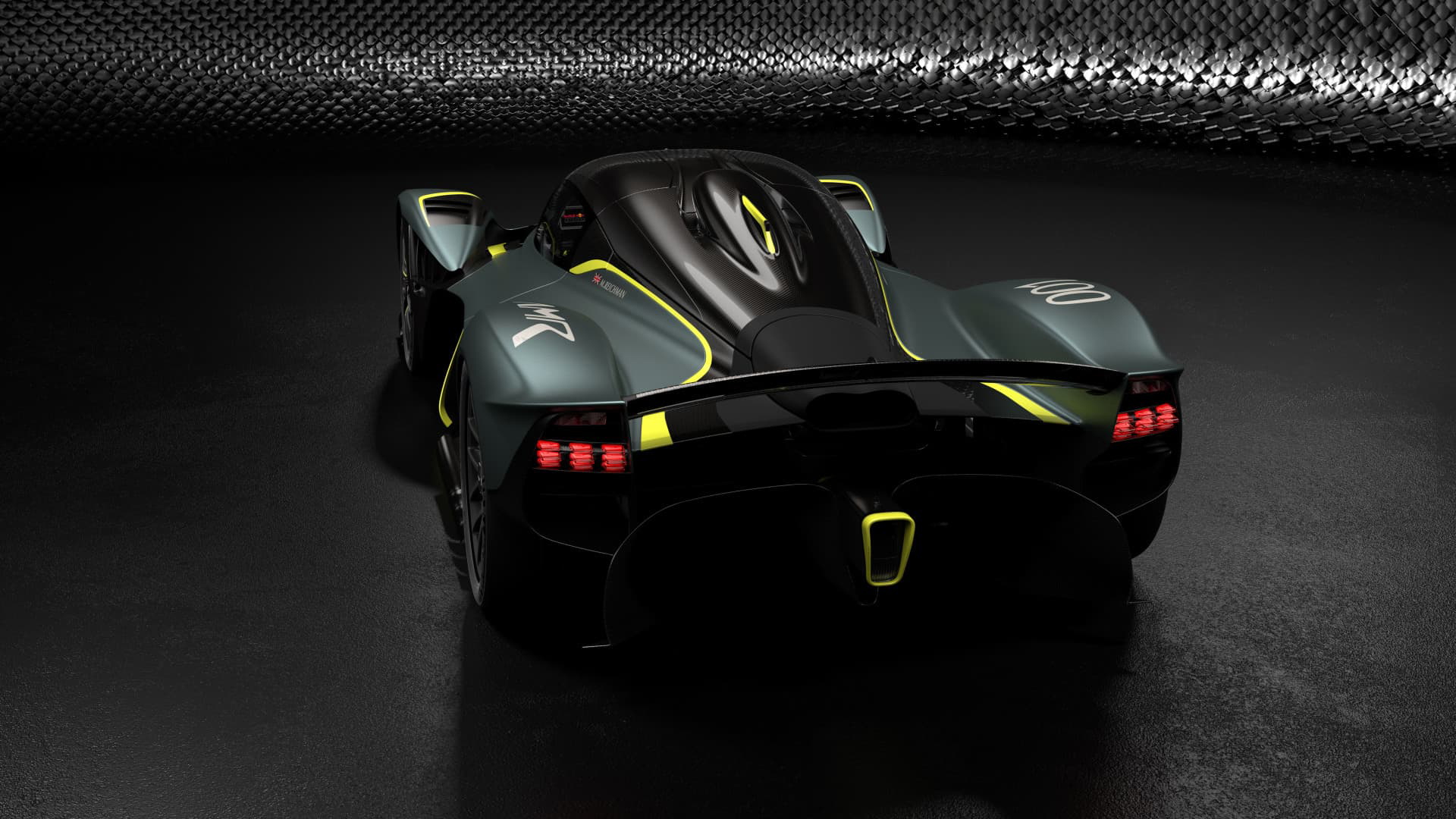 Aston Martin Valkyrie With Amr Track Performance Pack Stirling Green And Lime Livery 2