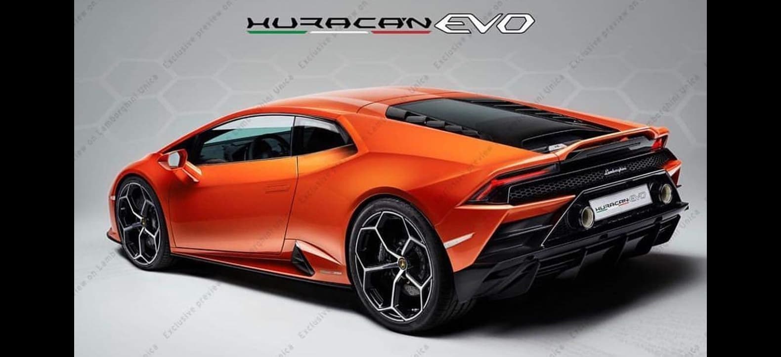 Primera imagen del Lamborghini Huracán EVO 2019