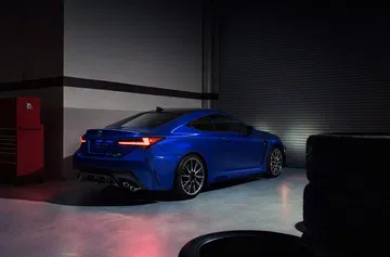 Lexus Rc F 2019 Azul 01 Trasera