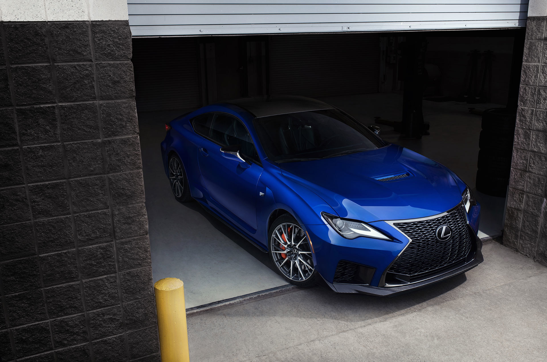 Lexus Rc F 2019 Azul 04 Frontal