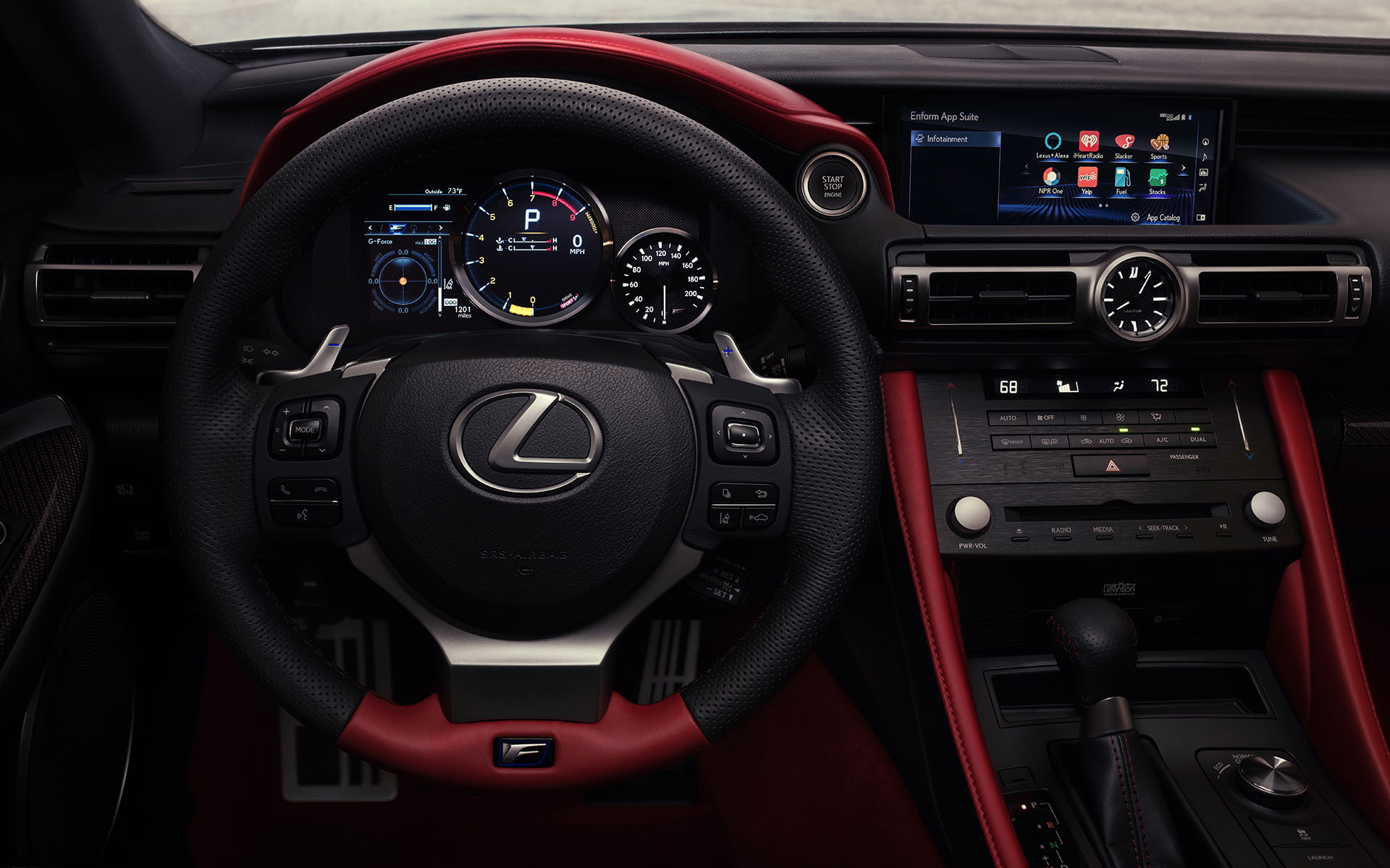 Lexus Rc F 2019 Interior 01