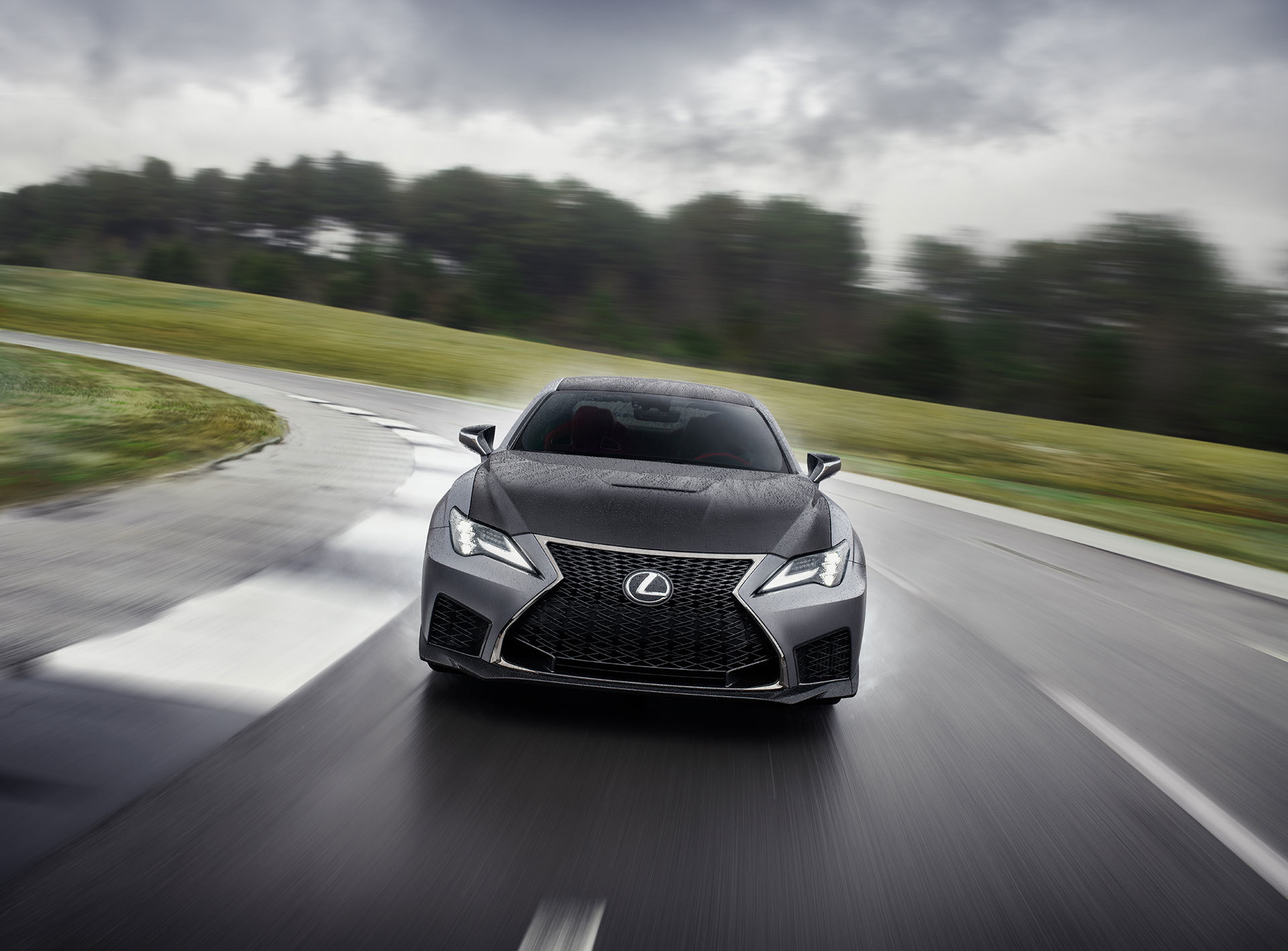 Lexus Rc F 2019 Track Edition Gris 02 Circuito