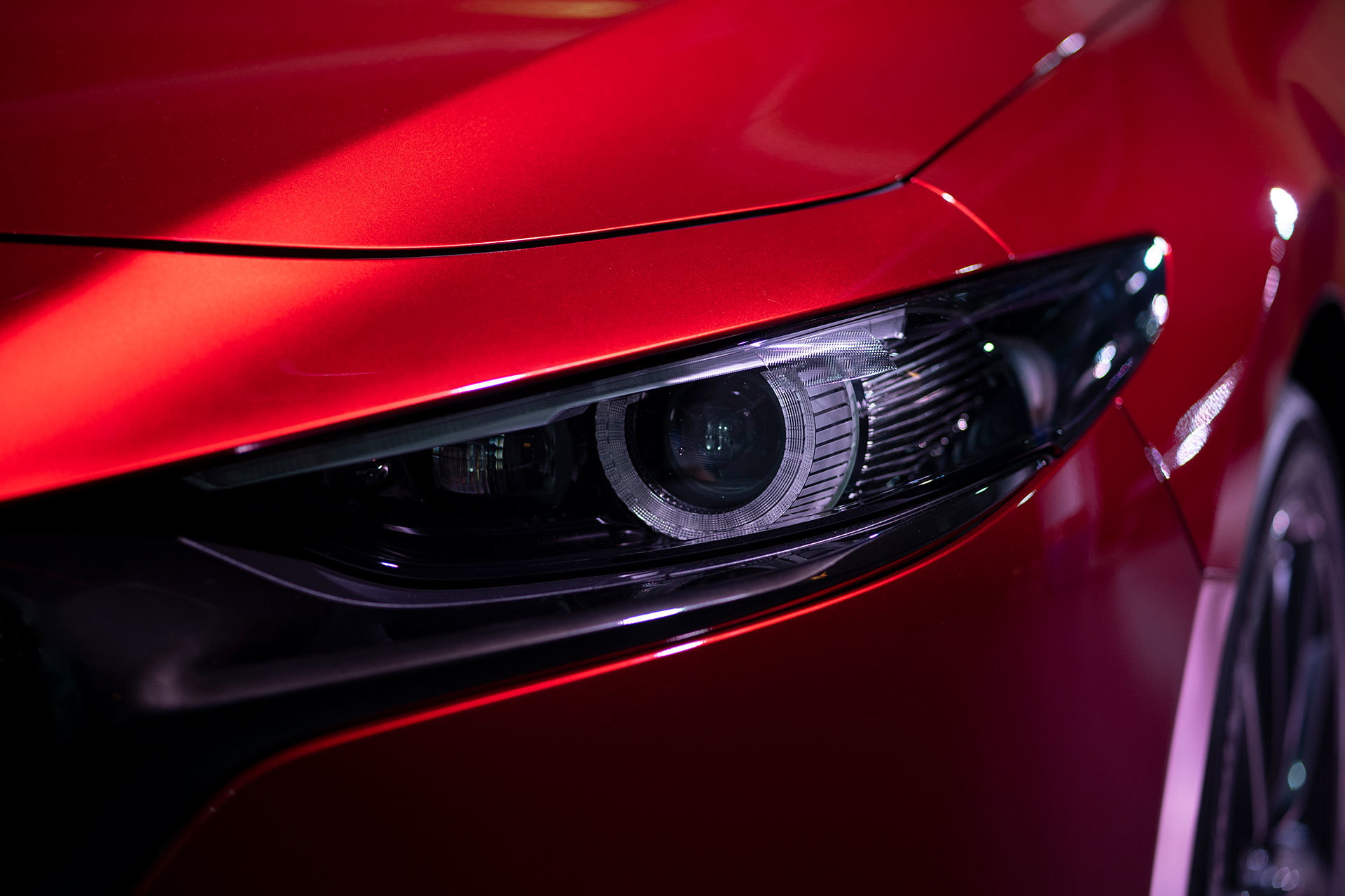 Mazda 3 2019 Rojo Detalles 03