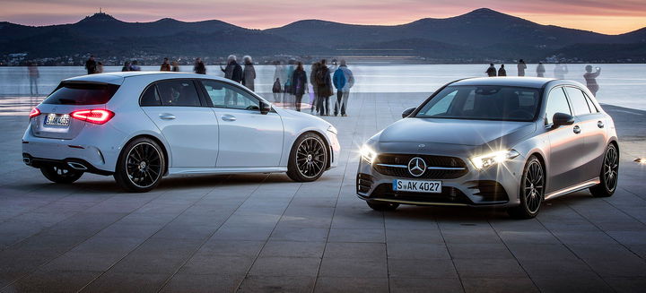 Mercedes Clase A 2019 Exterior Blanco Gris 2