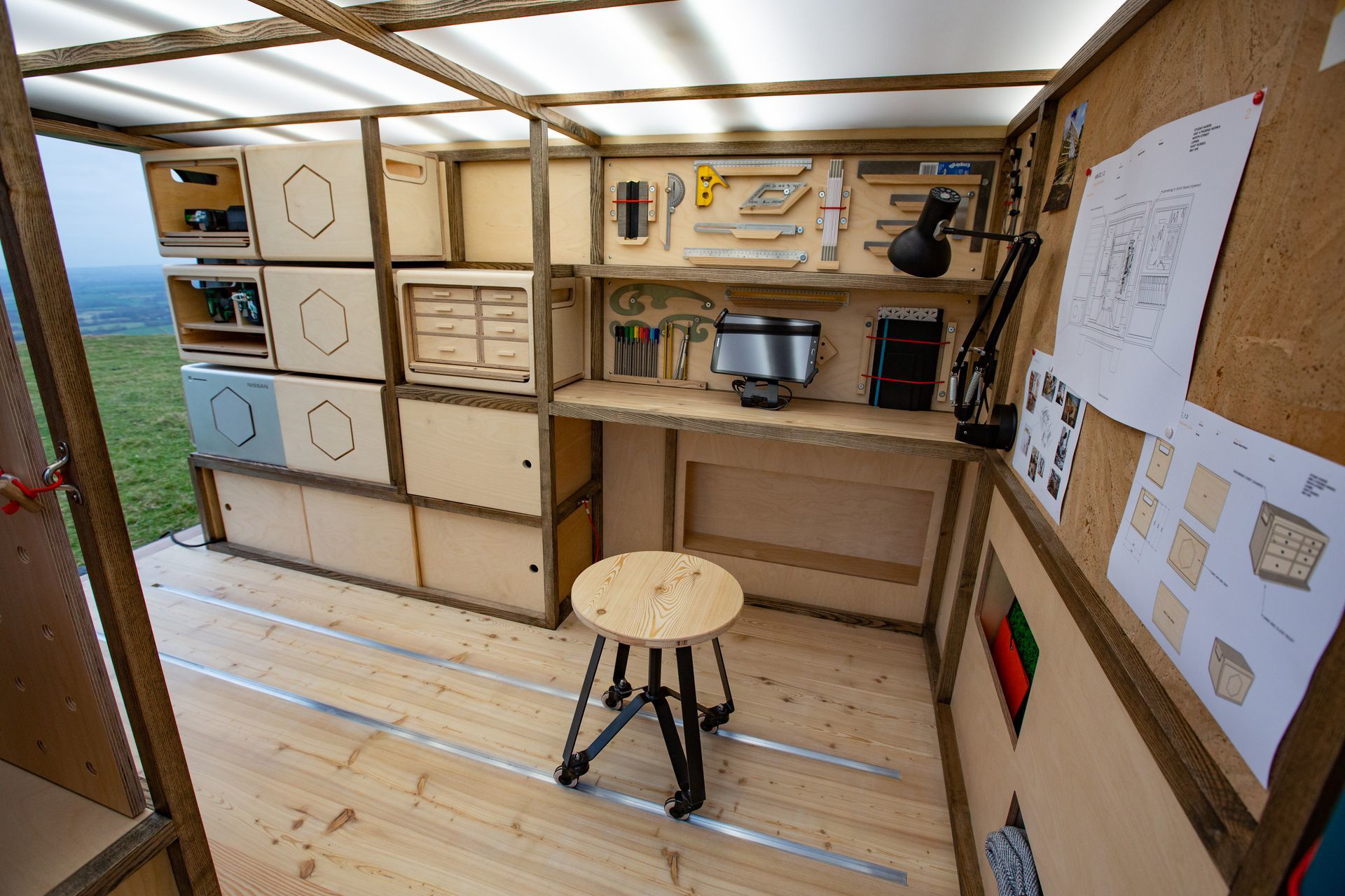 Nissan Unveils Nv300 Concept Van, A Mobile Workshop For A Creati