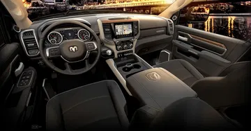 2019 Ram Heavy Duty Laramie Black Optional Console