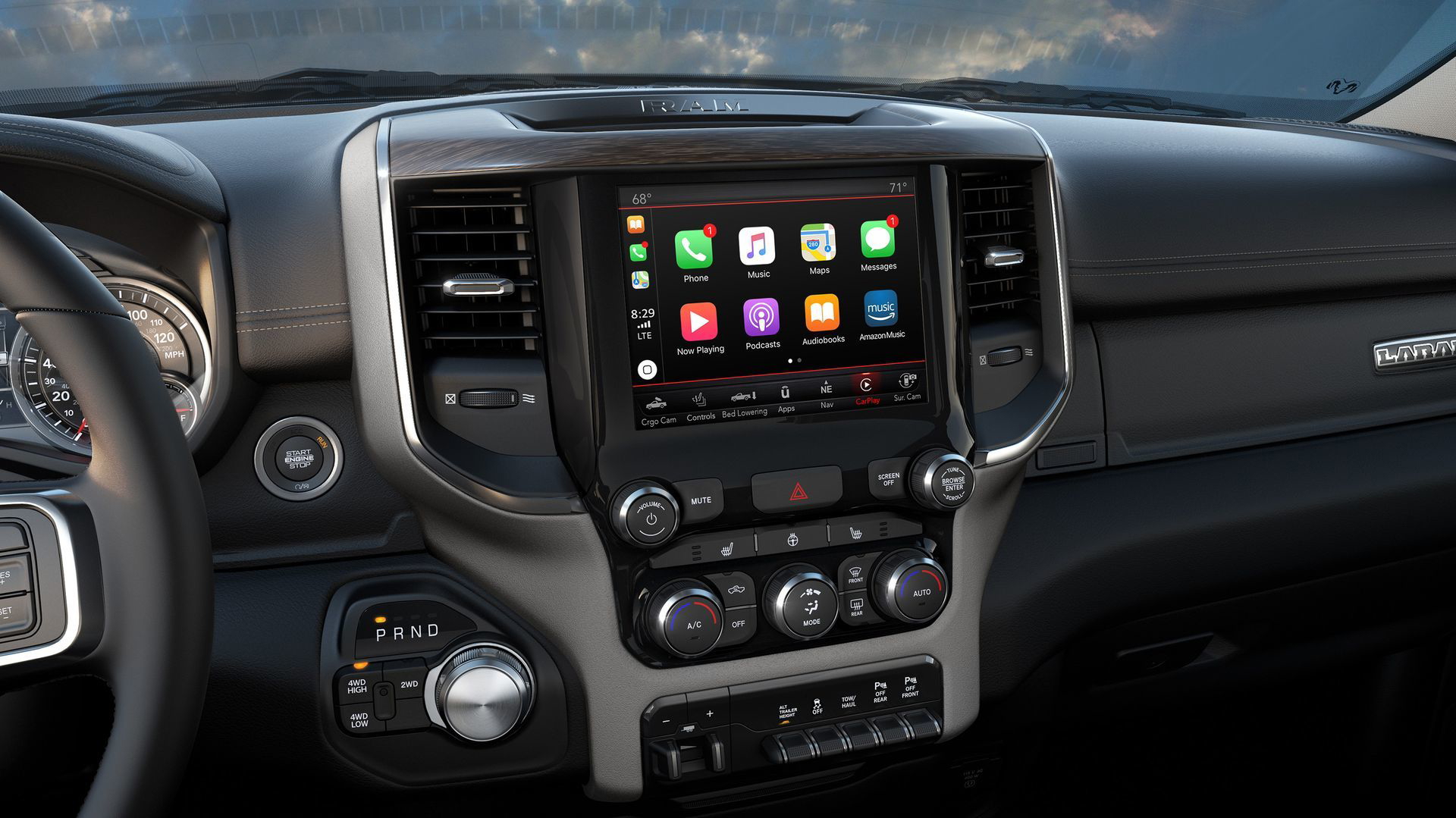 2019 Ram Heavy Duty 8.4 Inch Screen Key Pages