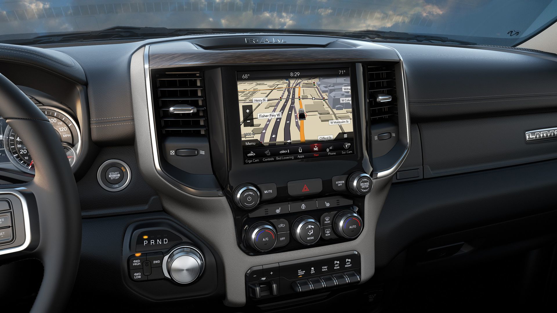 2019 Ram Heavy Duty 8.4 Inch Screen Navigation