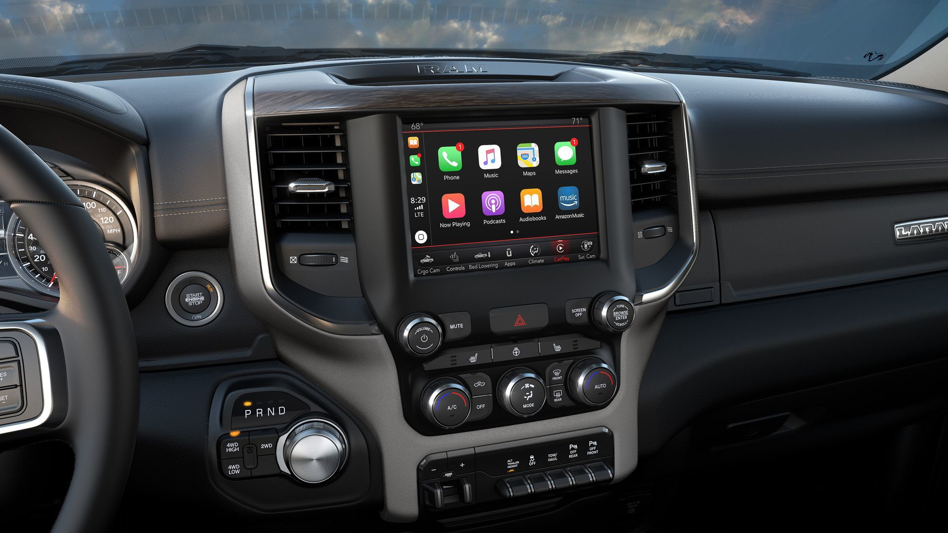 2019 Ram Heavy Duty 8.4 Inch Screen Key Pages