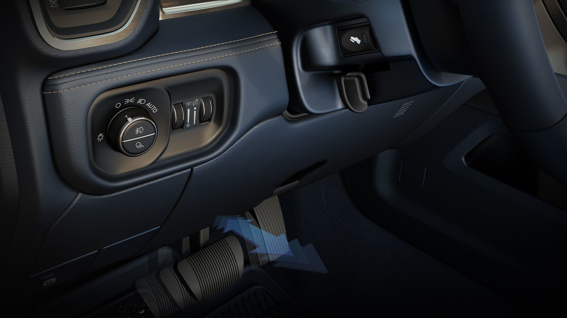 2019 Ram Heavy Duty Adjustable Pedals