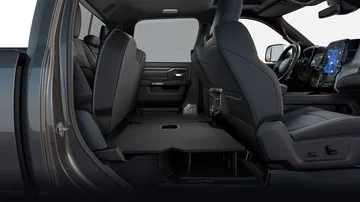 2019 Ram Heavy Duty Crew Cab Rear Seat Profile Flat Load Floor