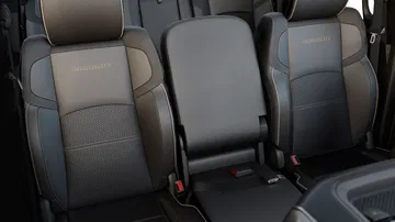 2019 Ram Heavy Duty Leather Bench Console Up