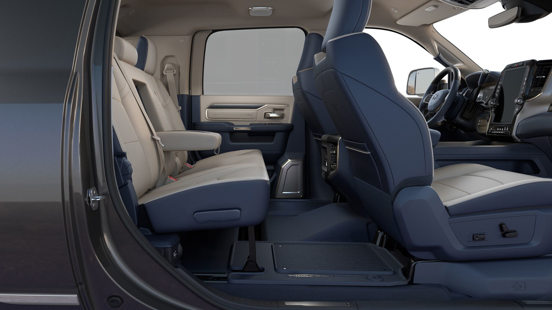 2019 Ram Heavy Duty Limited Mega Rear Seat Profile