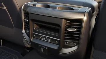 2019 Ram Heavy Duty Rear Media Hub, 115 Volt Outlet And Seat Con