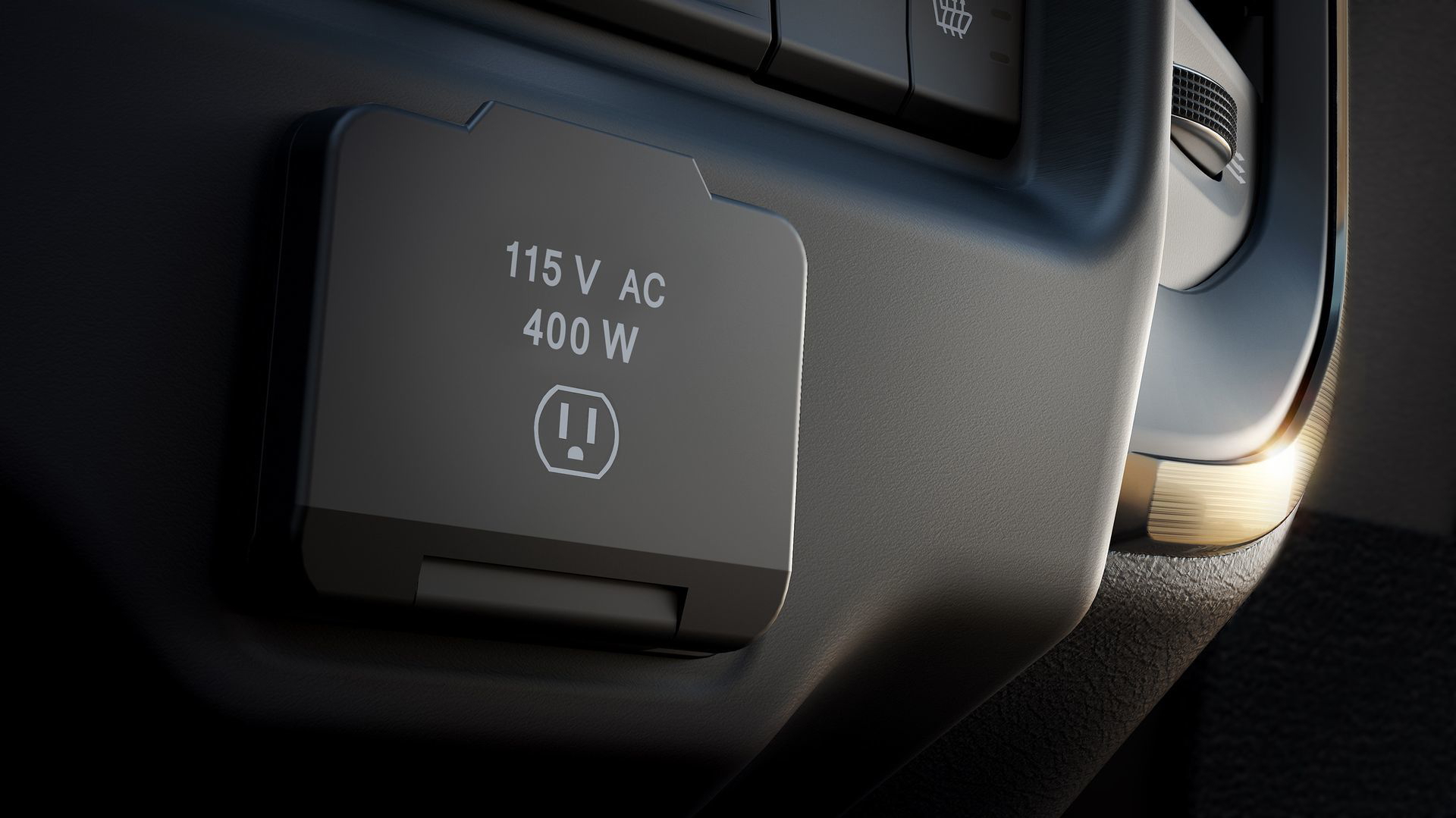2019 Ram Heavy Duty Rear Seat 115 Volt Outlet