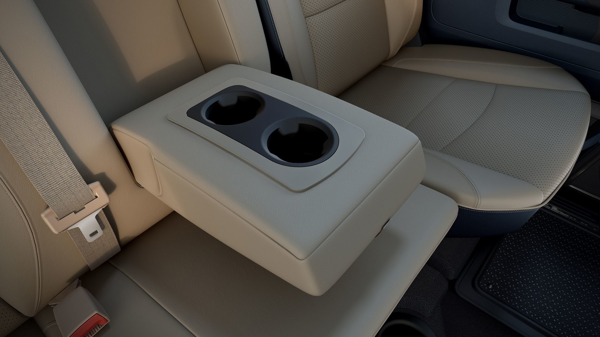 2019 Ram Heavy Duty Rear Seat Center Console Folded Down