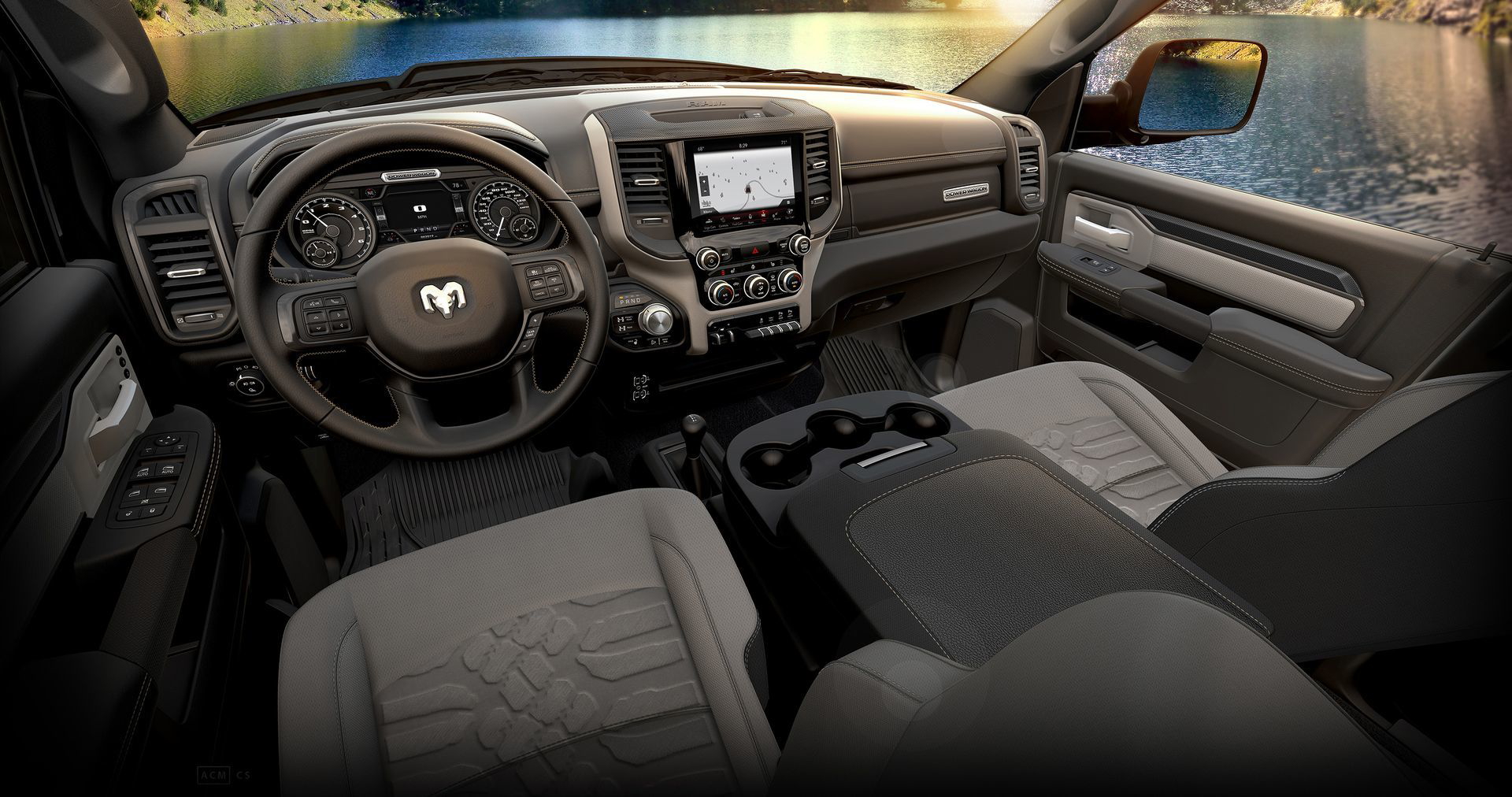 2019 Ram Power Wagon – Premium Tire Tread Embossed Cloth
