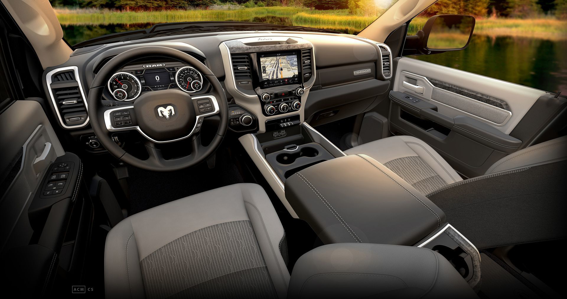 2019 Ram Heavy Duty Big Horn Diesel Grey Black