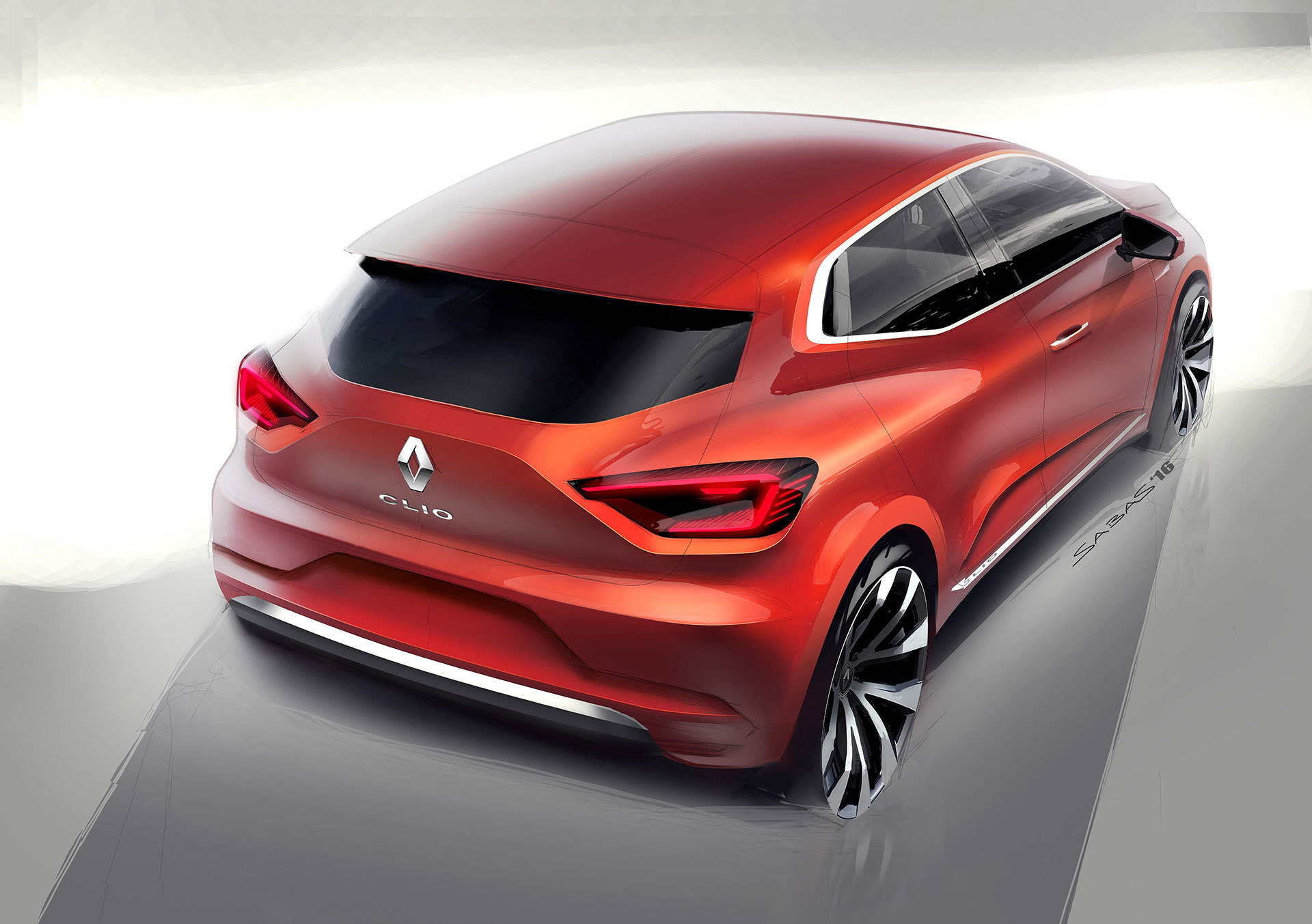 Renault Clio 2019 Boceto 01