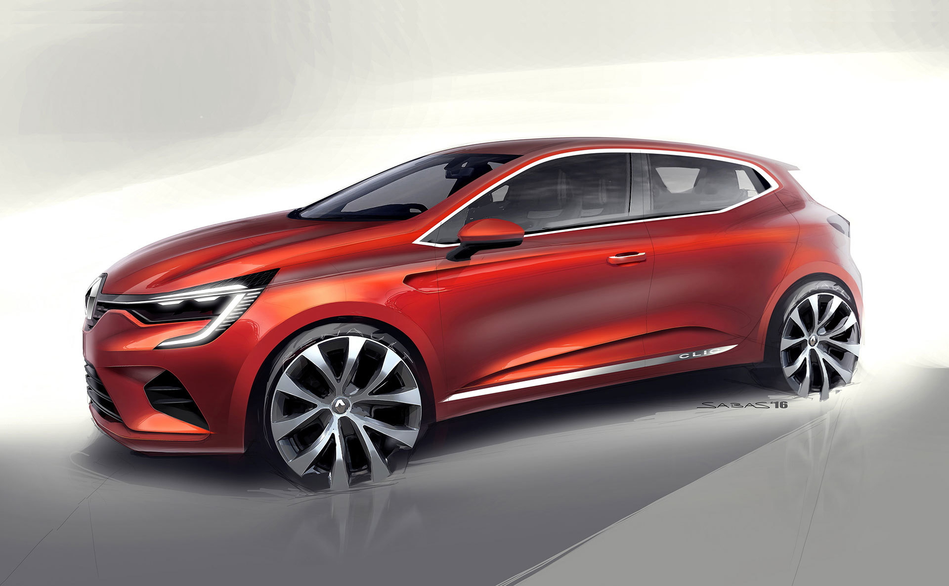 Renault Clio 2019 Boceto 02
