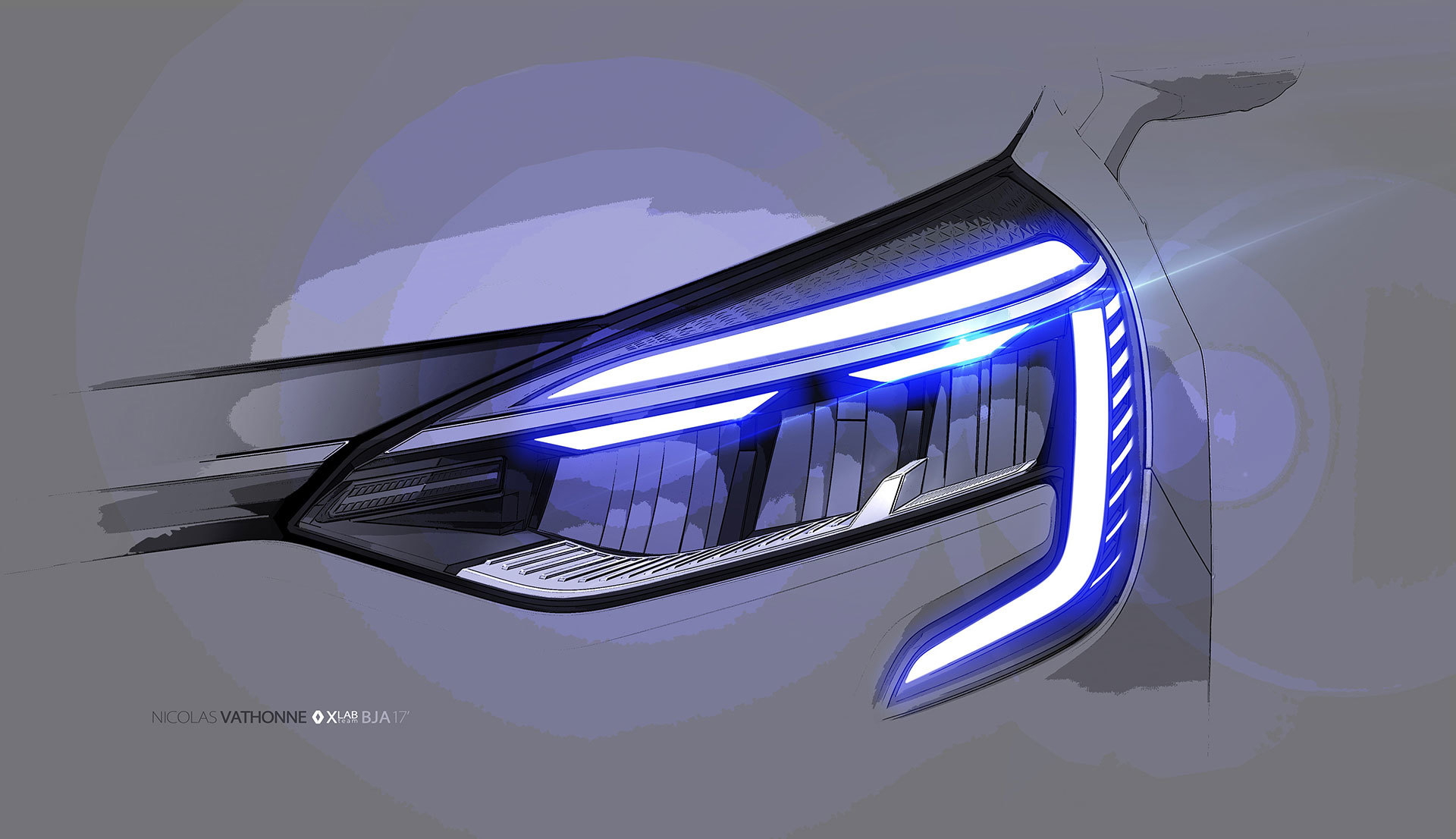 Renault Clio 2019 Fatos Boceto 02
