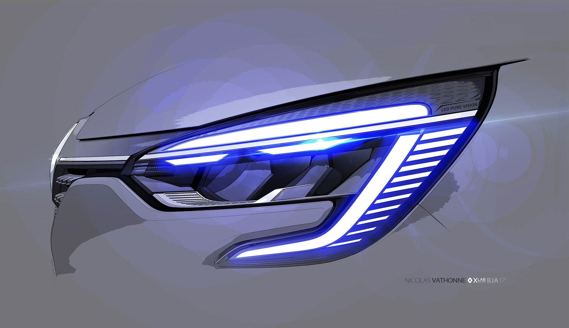 Renault Clio 2019 Fatos Boceto 03