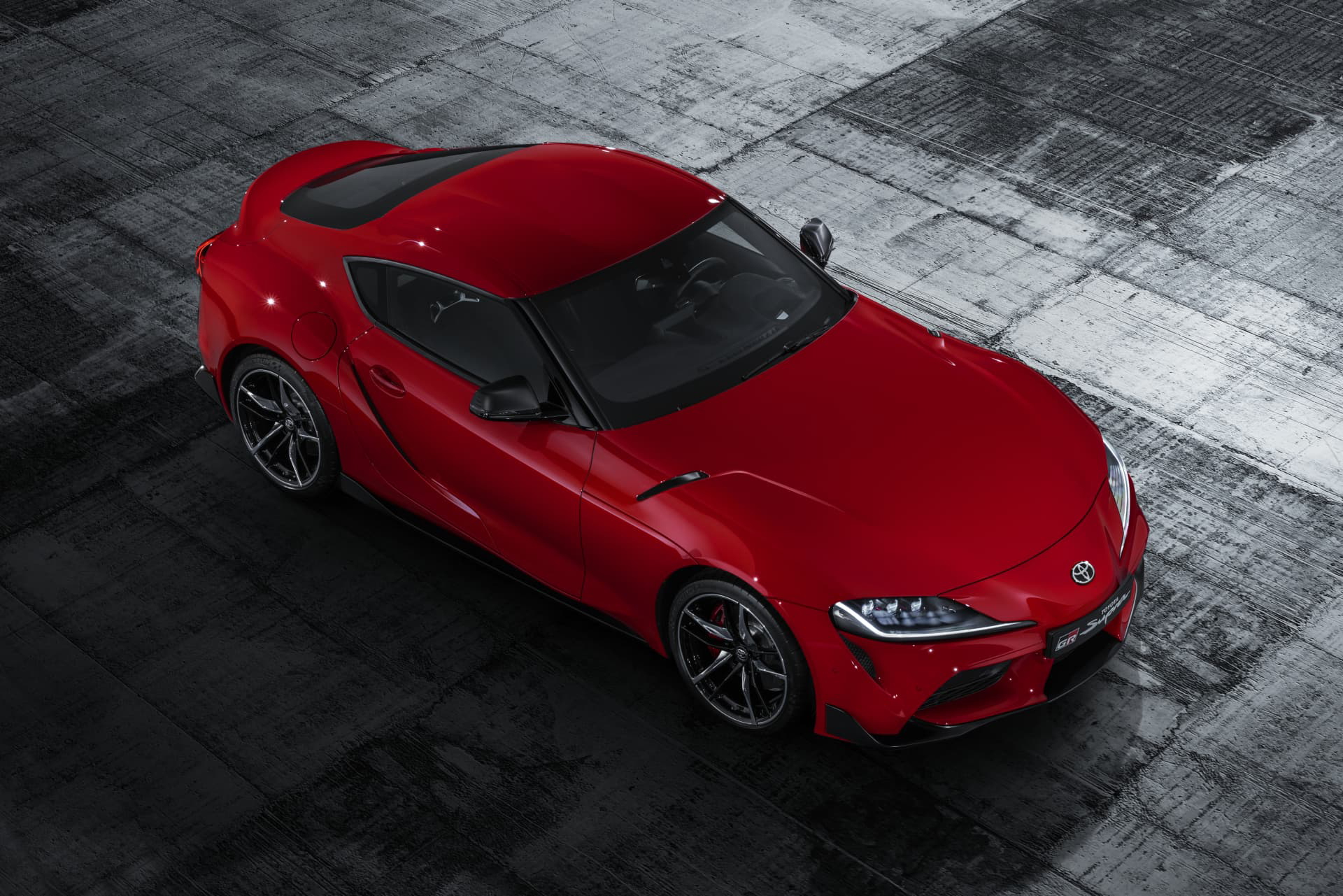 Todos Los Detalles Rojo Exterior Toyota Supra Red Studio 007 367305