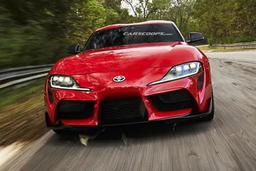 Toyota Supra Rojo Filtrado 11