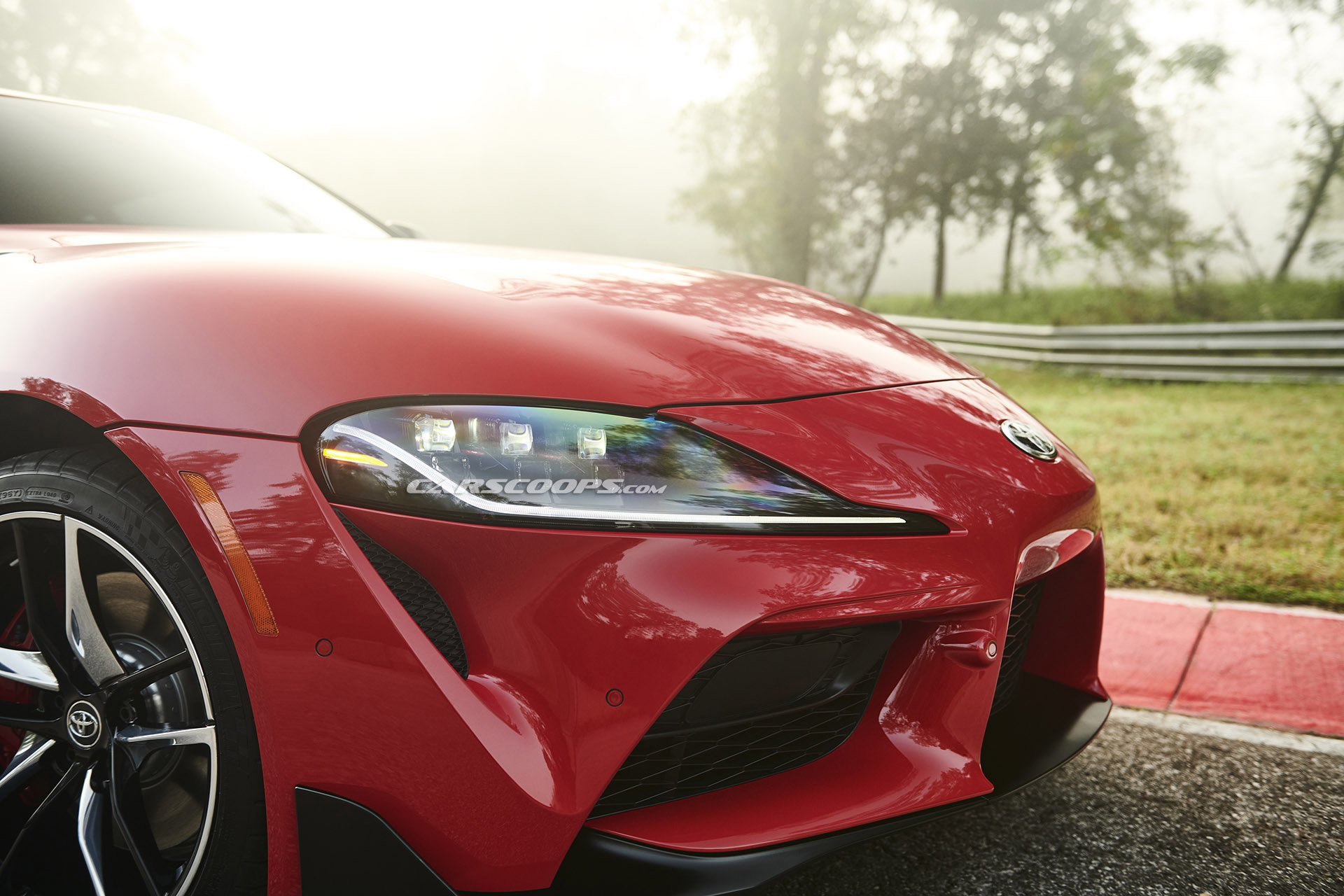 Toyota Supra Rojo Filtrado 17