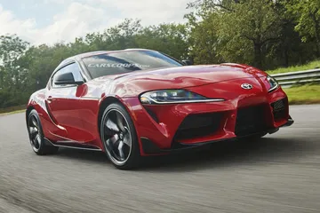 Toyota Supra Rojo Filtrado 6