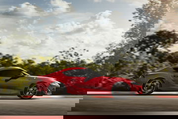 Toyota Supra Rojo Lateral 2019 004