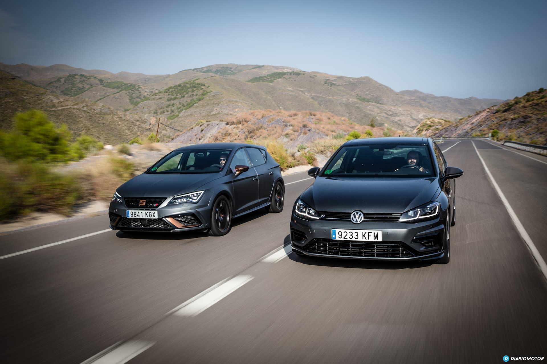 Volkswagen Golf R Seat Leon Cupra R 6