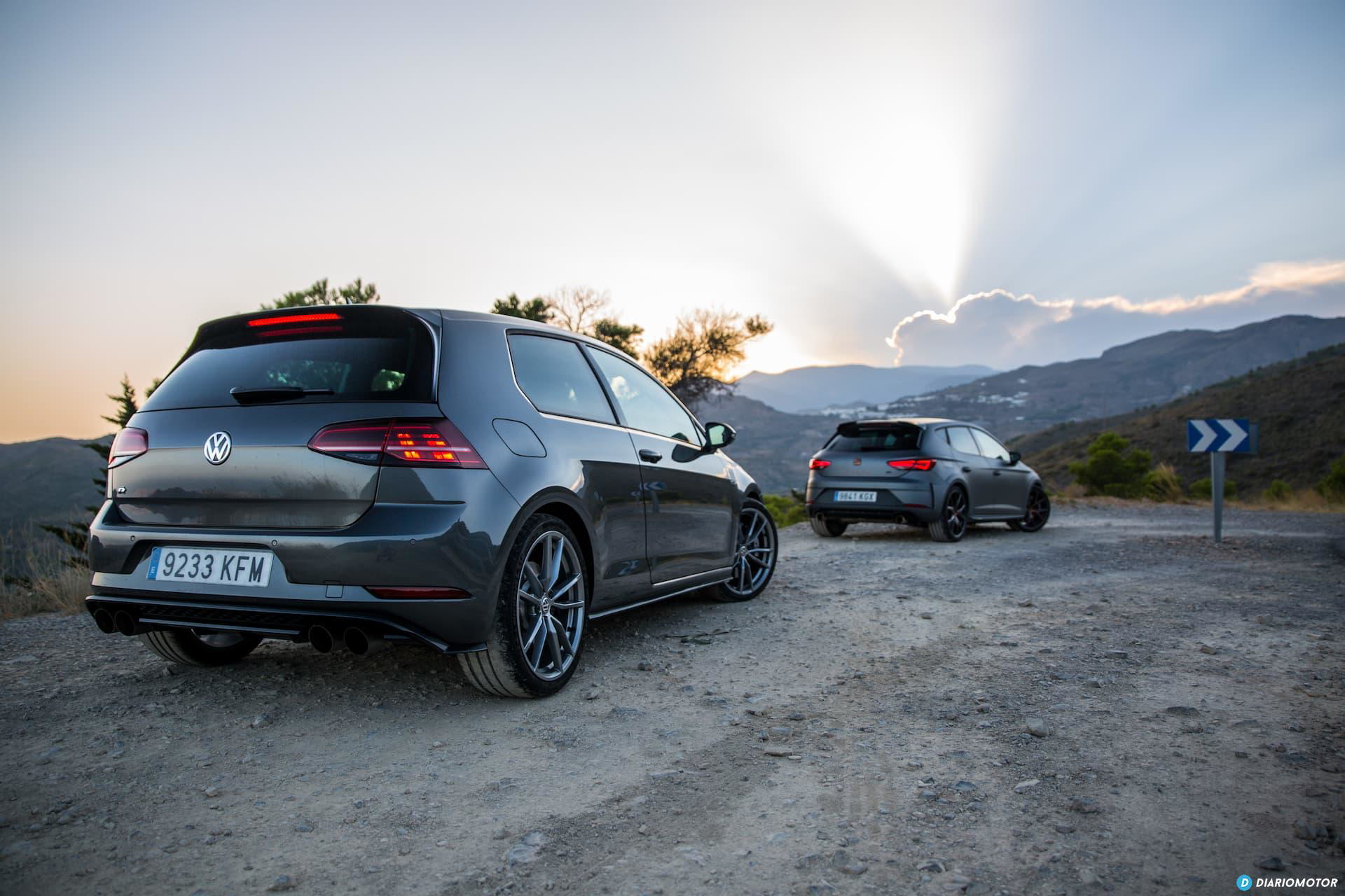 Volkswagen Golf R Seat Leon Cupra R 61