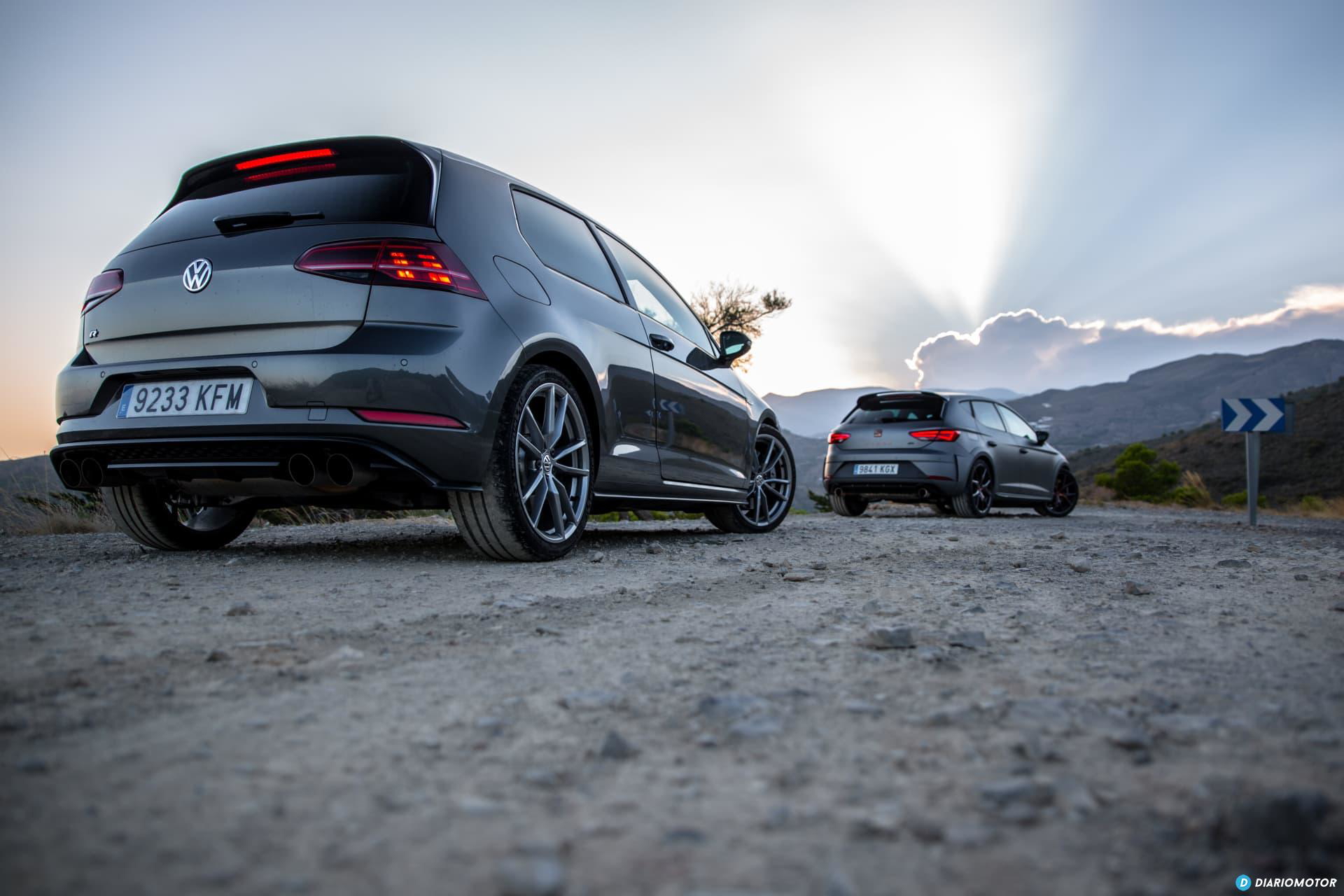 Volkswagen Golf R Seat Leon Cupra R 62