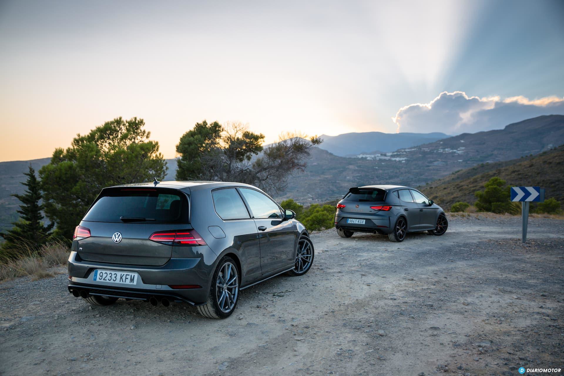 Volkswagen Golf R Seat Leon Cupra R 63