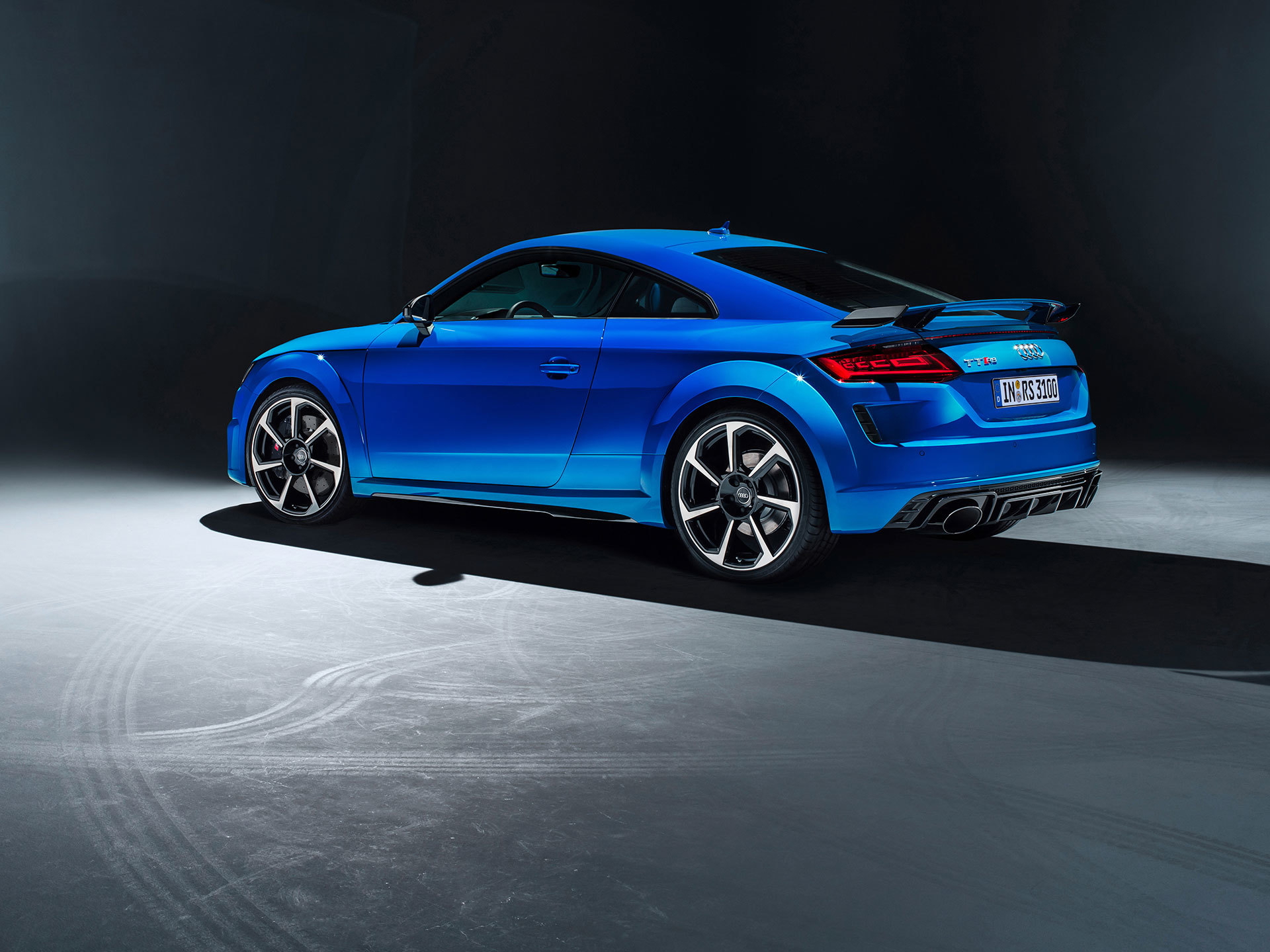 Audi Tt Rs 2019 Azul Exterior 01 Trasera