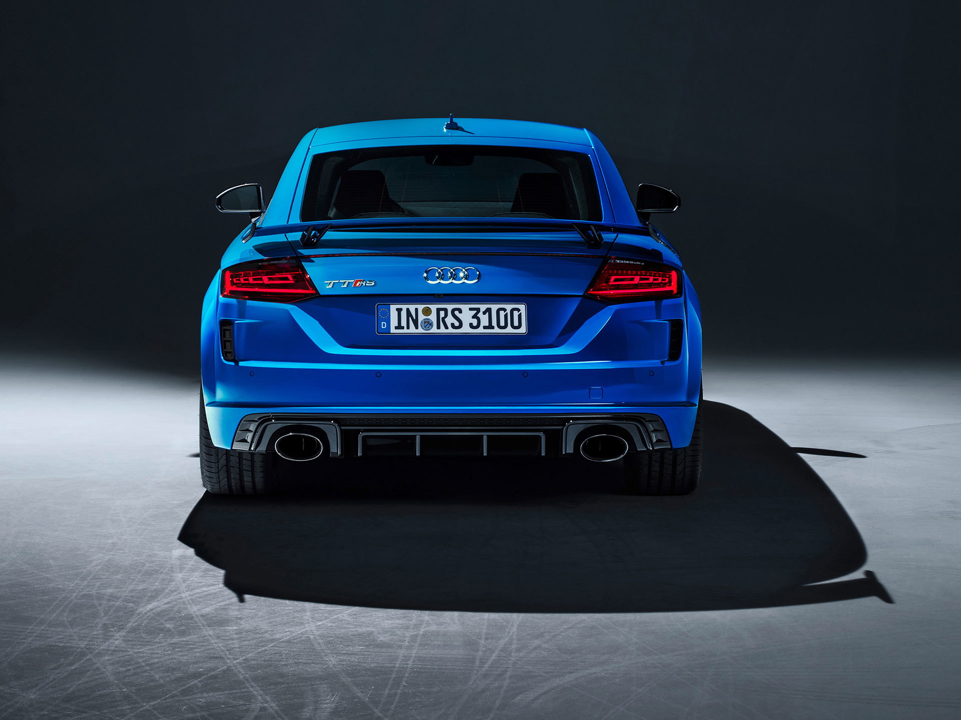 Audi Tt Rs 2019 Azul Exterior 05