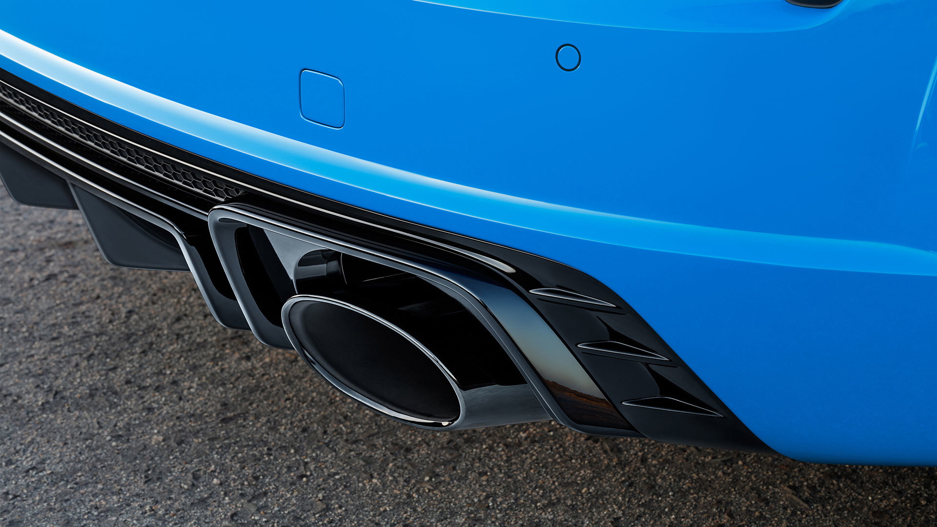 Audi Tt Rs 2019 Azul Exterior Detalles 17