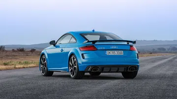 Audi Tt Rs 2019 Azul Exterior Movimiento 12