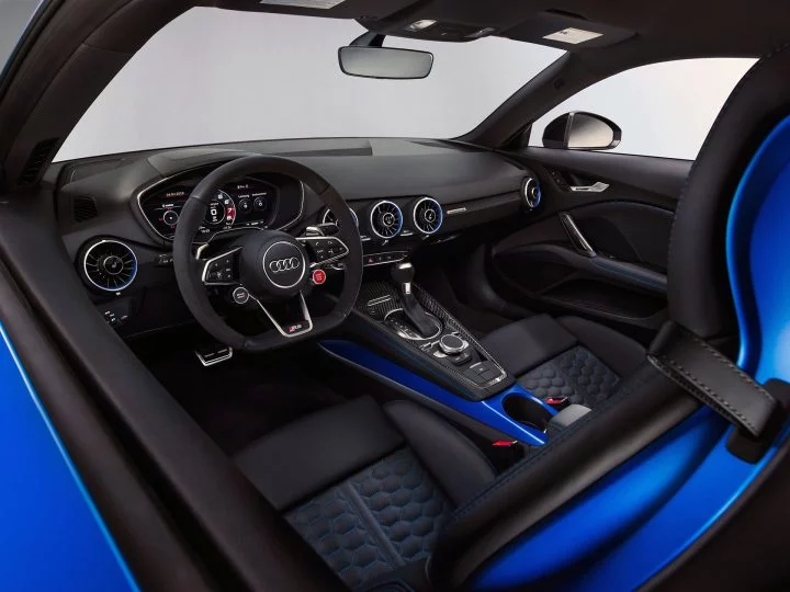 Audi Tt Rs 2019 Azul Interior 02