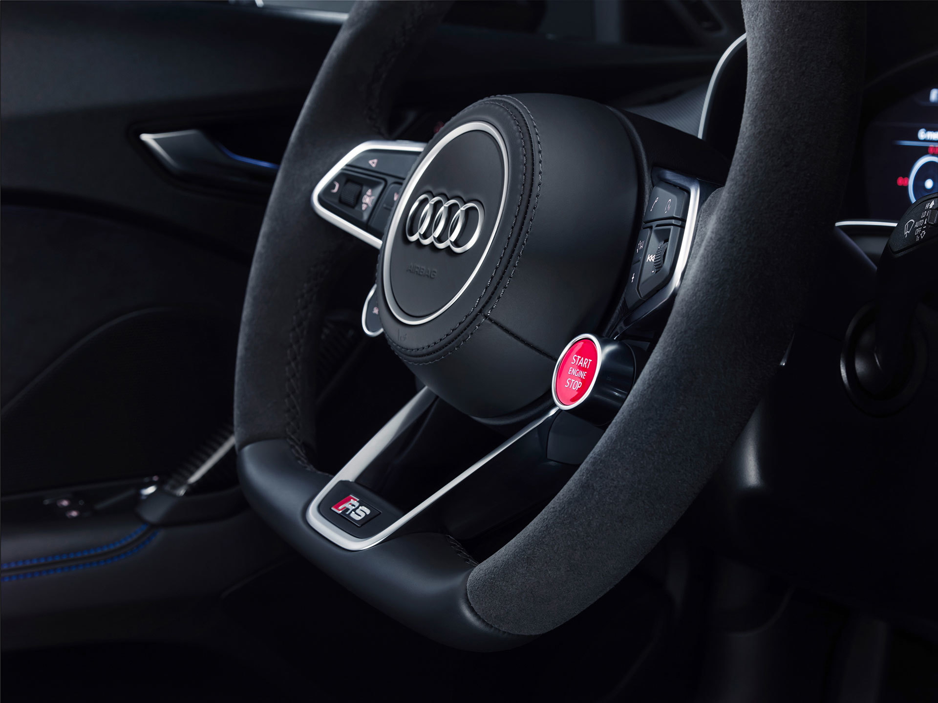 Audi Tt Rs 2019 Azul Interior 11