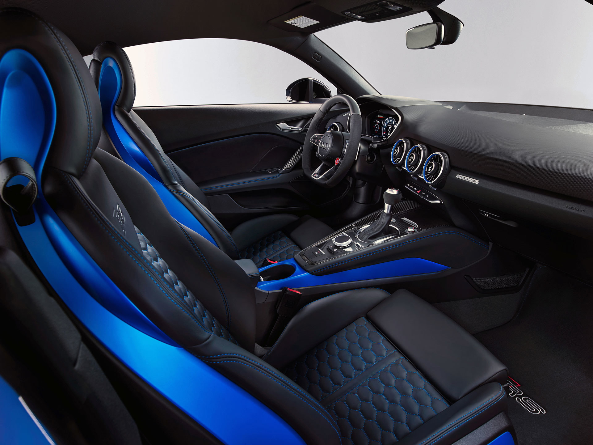 Audi Tt Rs 2019 Azul Interior 12
