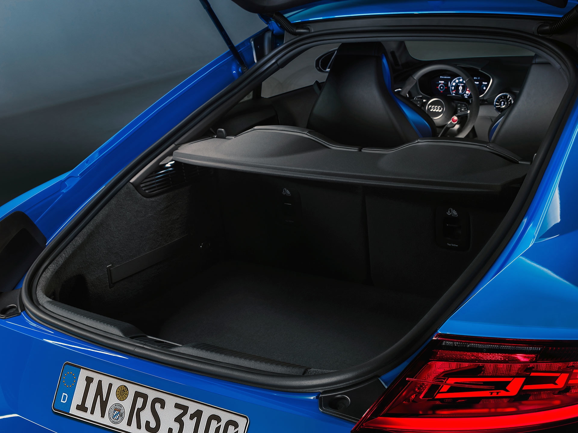 Audi Tt Rs 2019 Azul Maletero