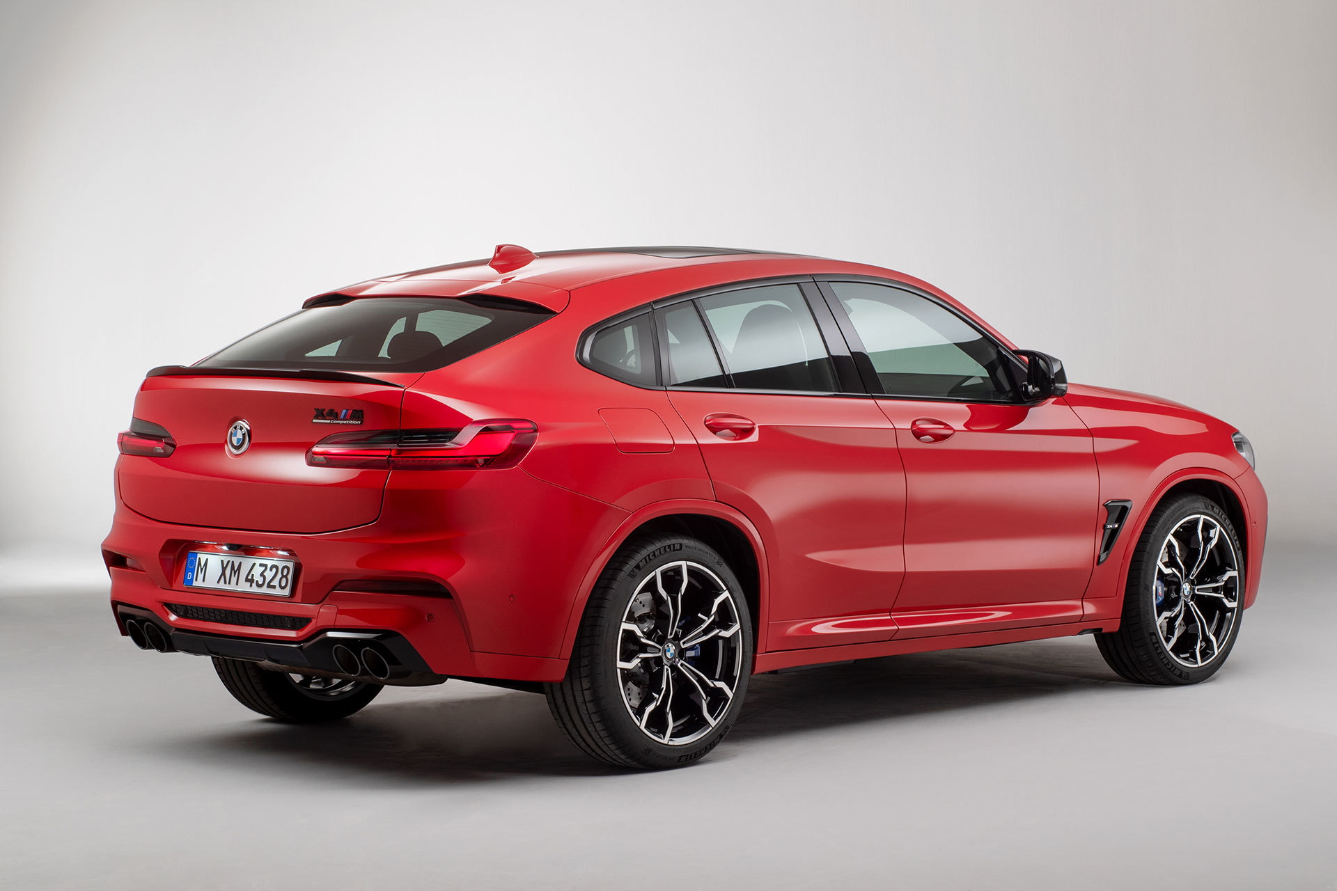 Bmw X4 M Trasera 2019 Rojo
