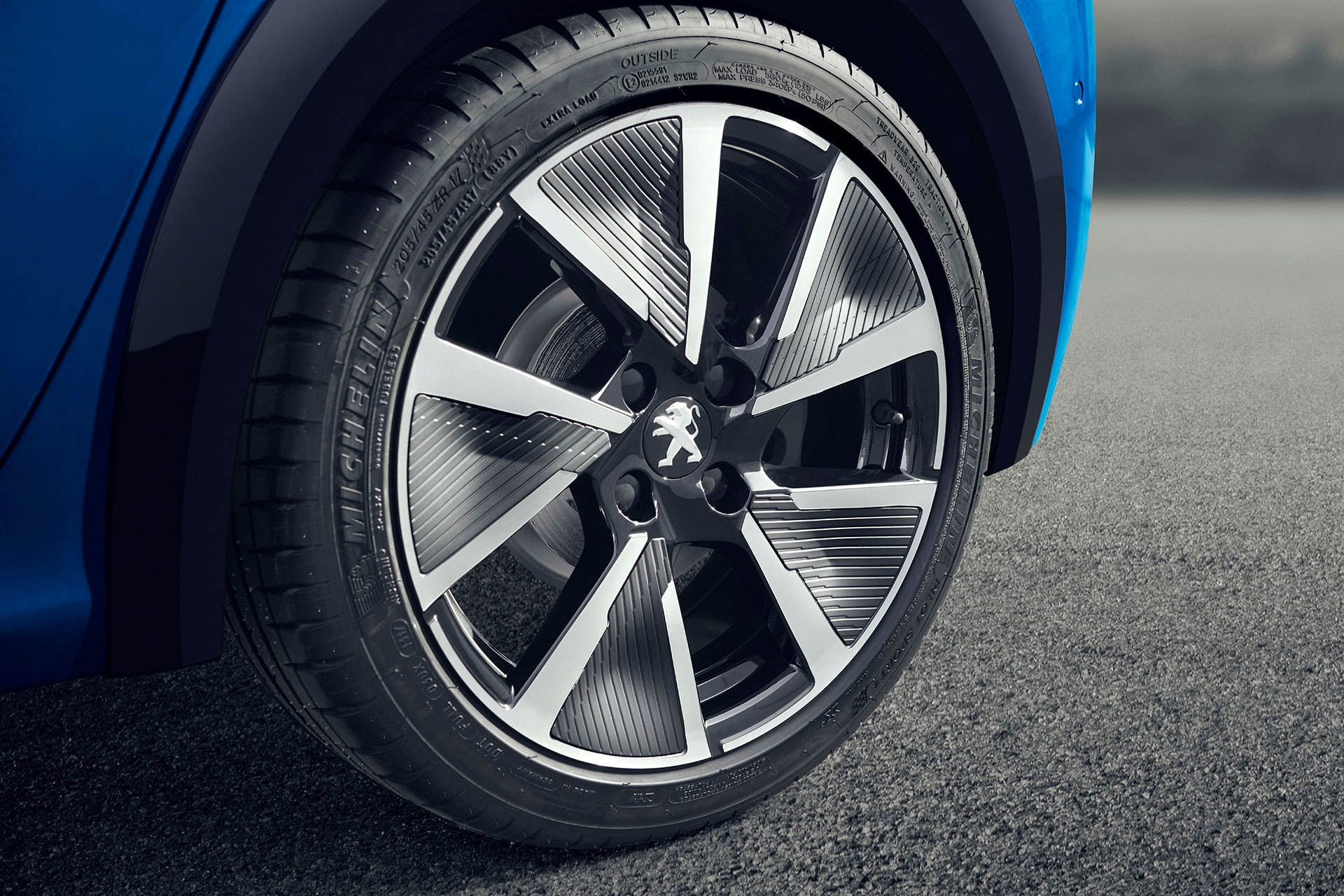 Peugeot E 208 2019 Azul Detalles 07