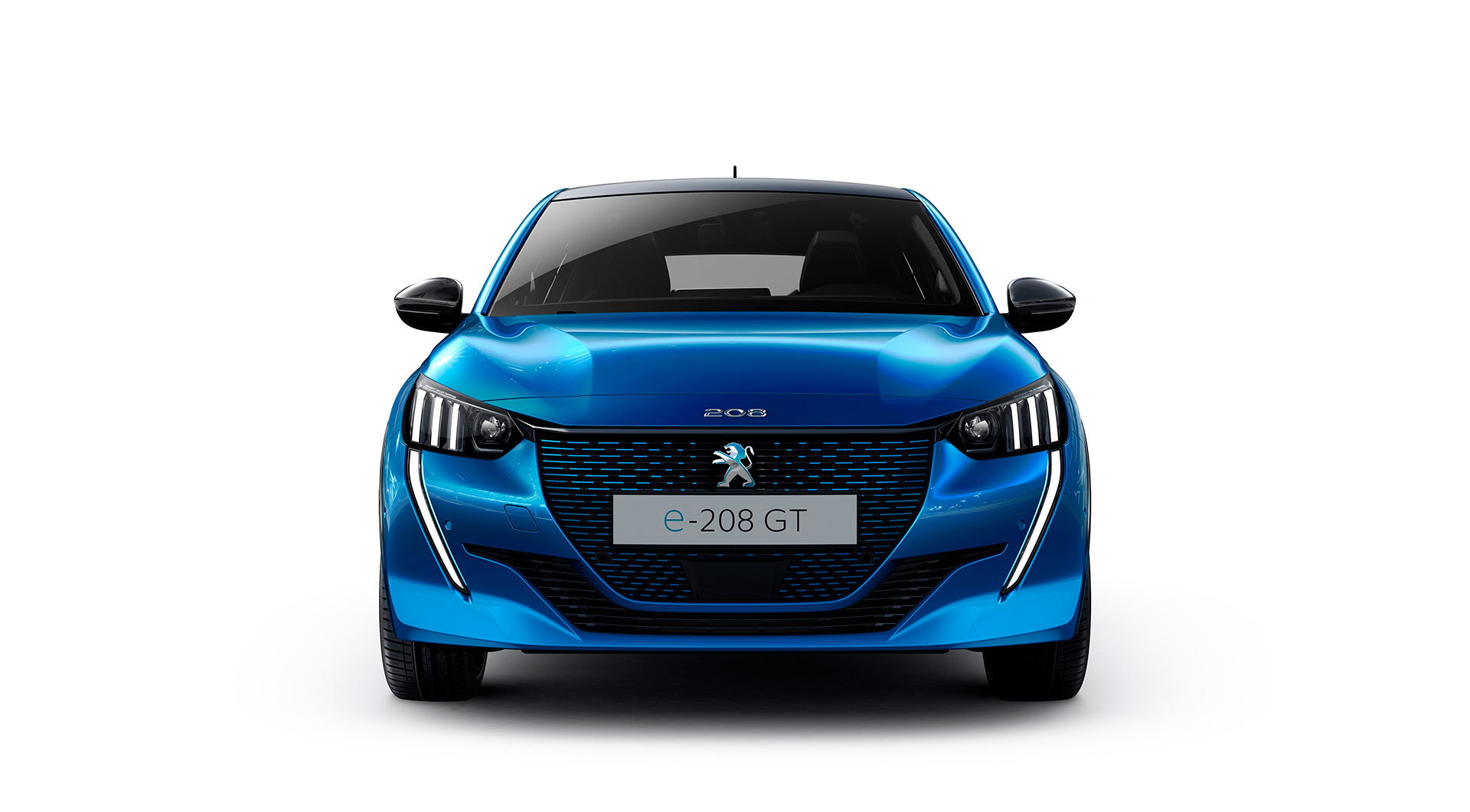 Peugeot E 208 2019 Azul Exterior 07