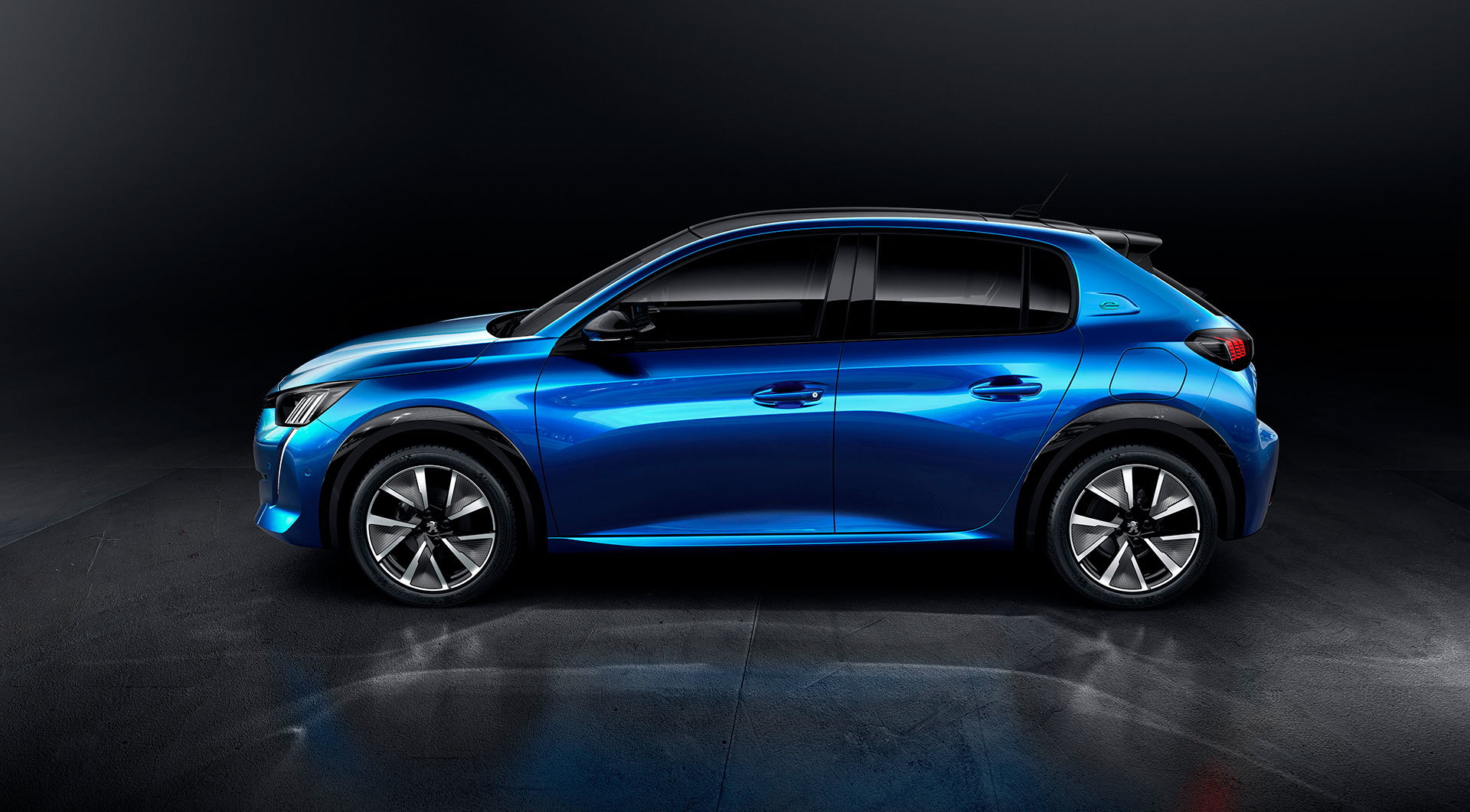 Peugeot E 208 2019 Azul Exterior 10
