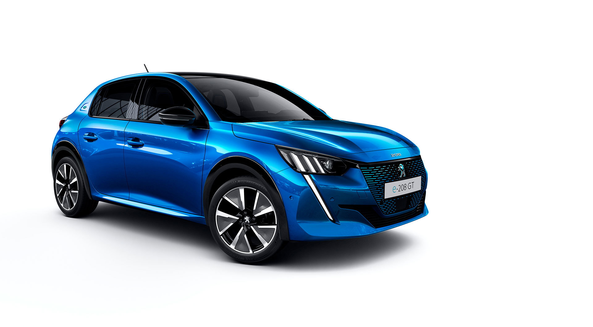 Peugeot E 208 2019 Azul Exterior 11