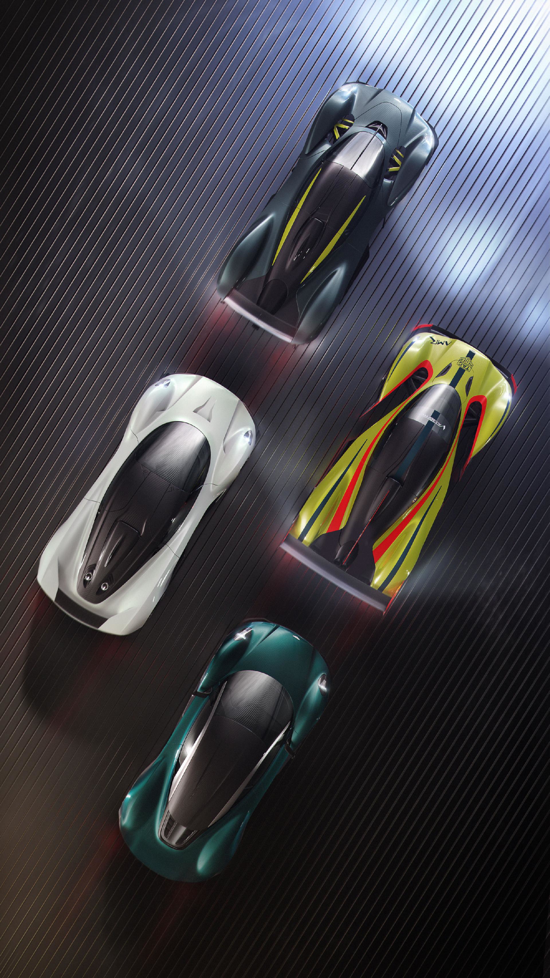 Aston Martin Coche Deportivo Hibrido Aston Martin Mid Engine Group Shot 02